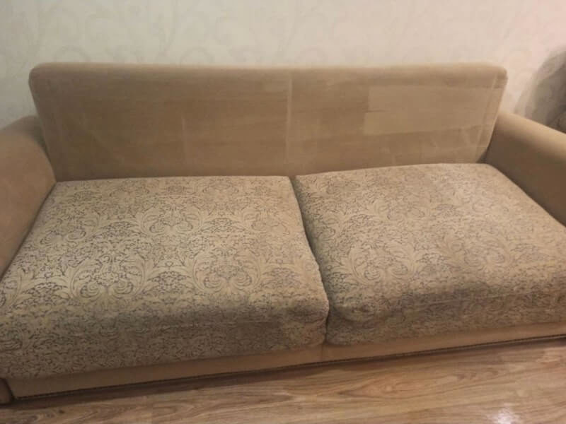 диван после чистки
